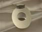 Oval Brushed Chrome Cigar Cutter (07)